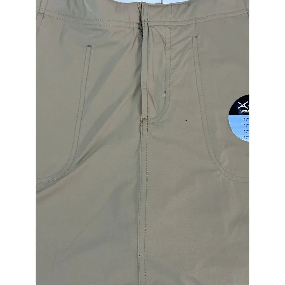 ARCTIX Women's Active Skort Zipped Coin Pocket M (8-10) Tan‎ Beige - Picture 9 of 16